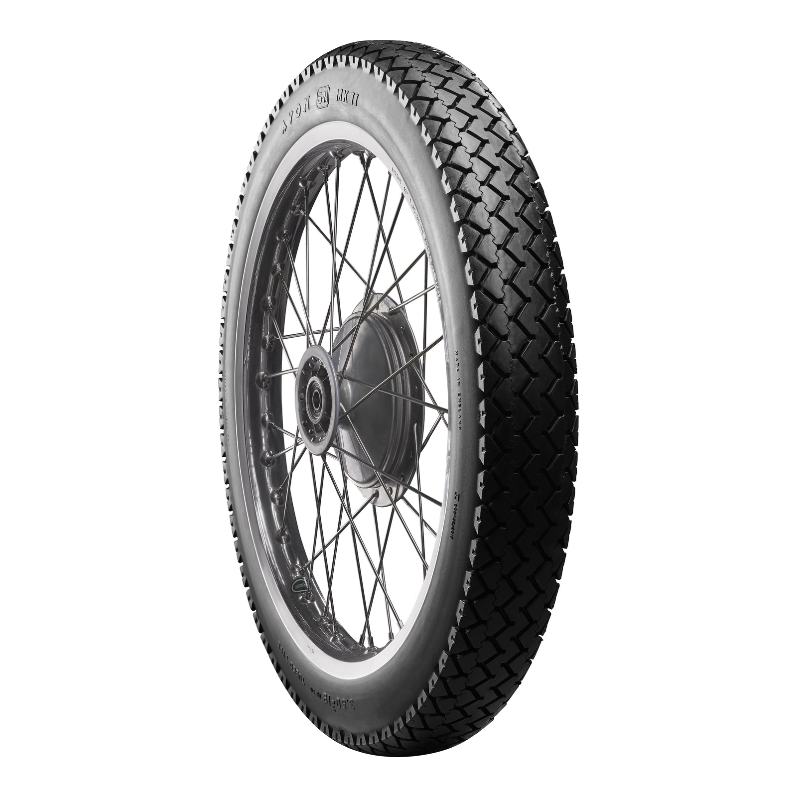 Avon Safety Mileage MKII 5.00-16 Front / Rear Tyre (69S Rating)