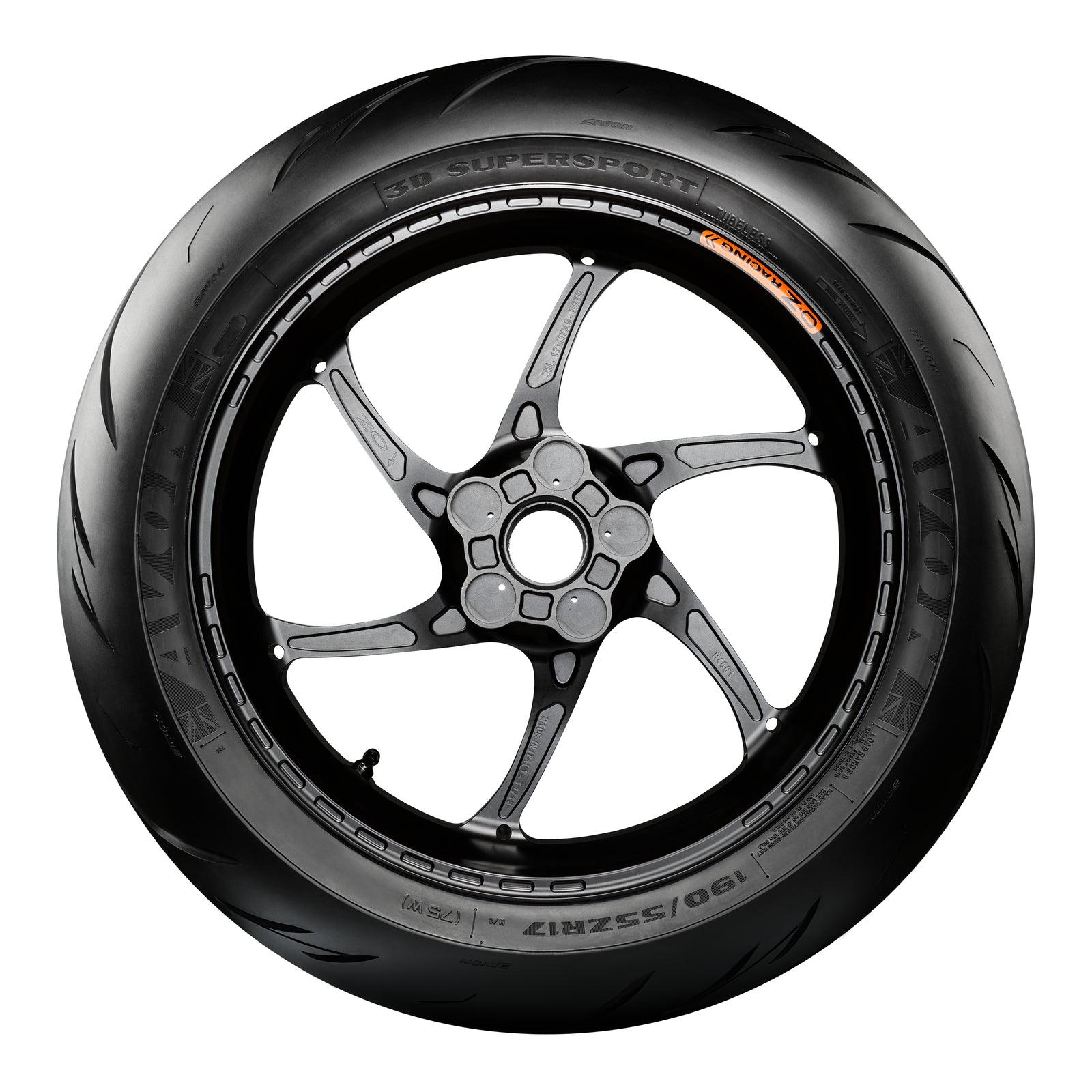 Avon 3D Supersport 200/55ZR17 Rear Tyre (75W Rating)