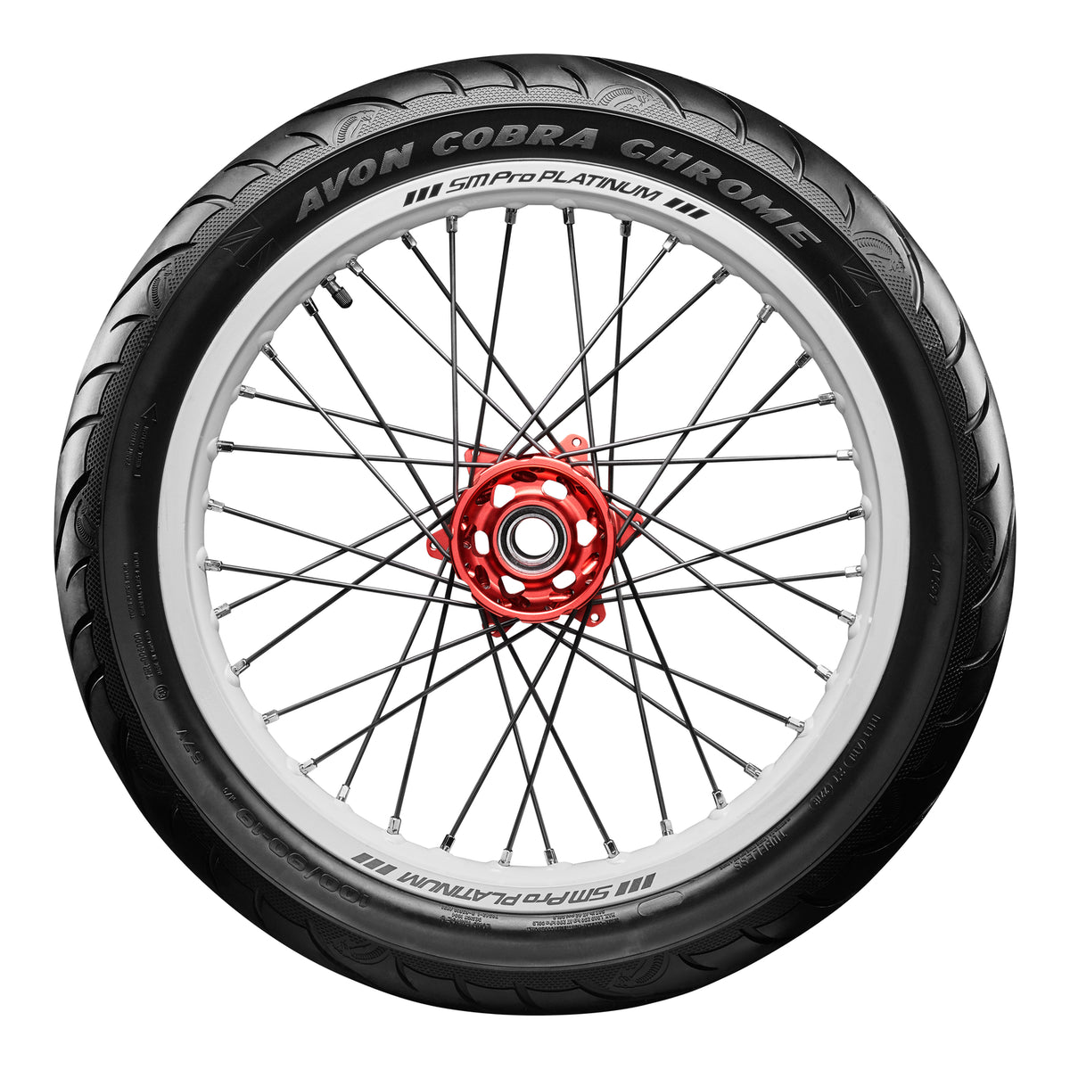 Avon Cobra Chrome 130/70B18 Front Tyre (69H Rating) AV91