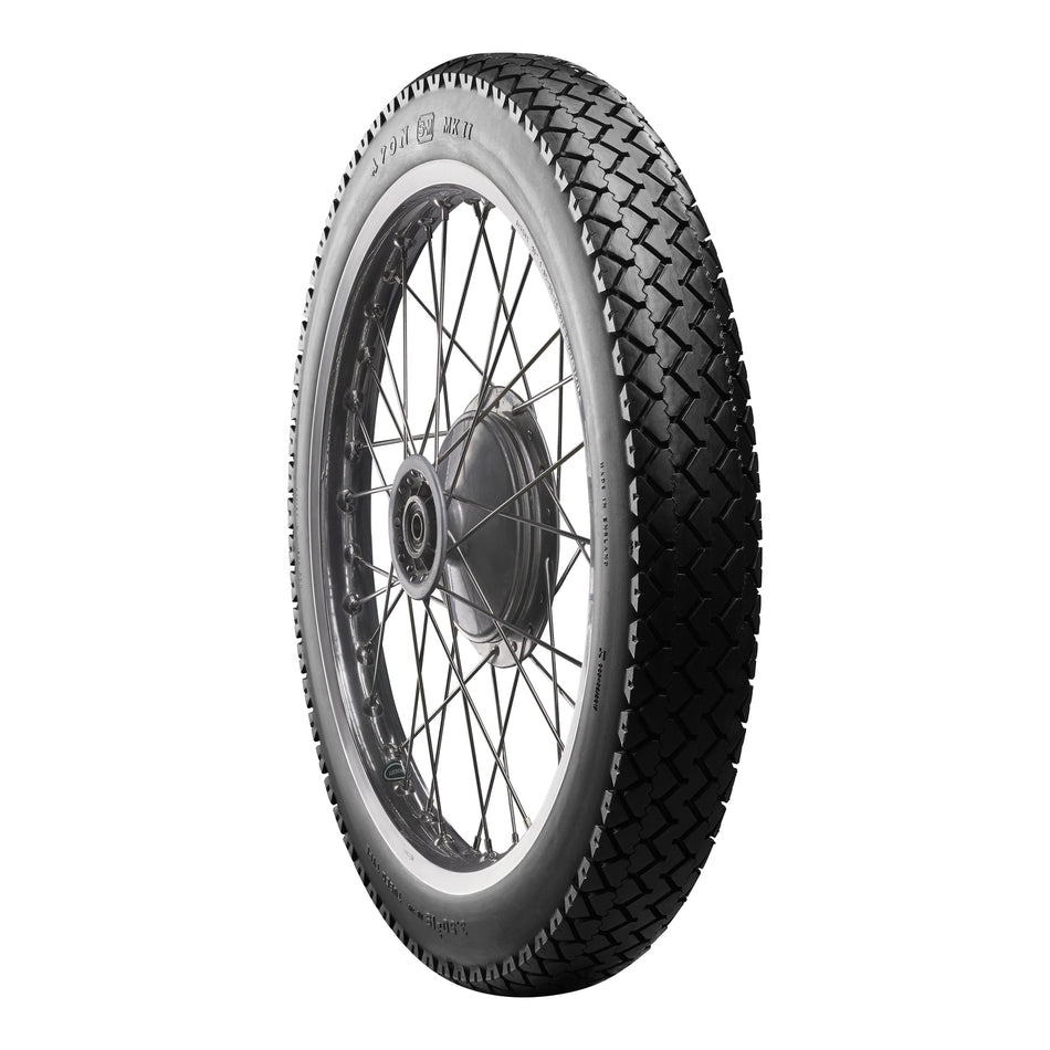 Avon Safety Mileage MKII 4.00-19 Front / Rear Tyre (65H Rating)