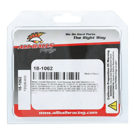 All Balls Racing Master Cylinder Rebuild Kit (18-1062)