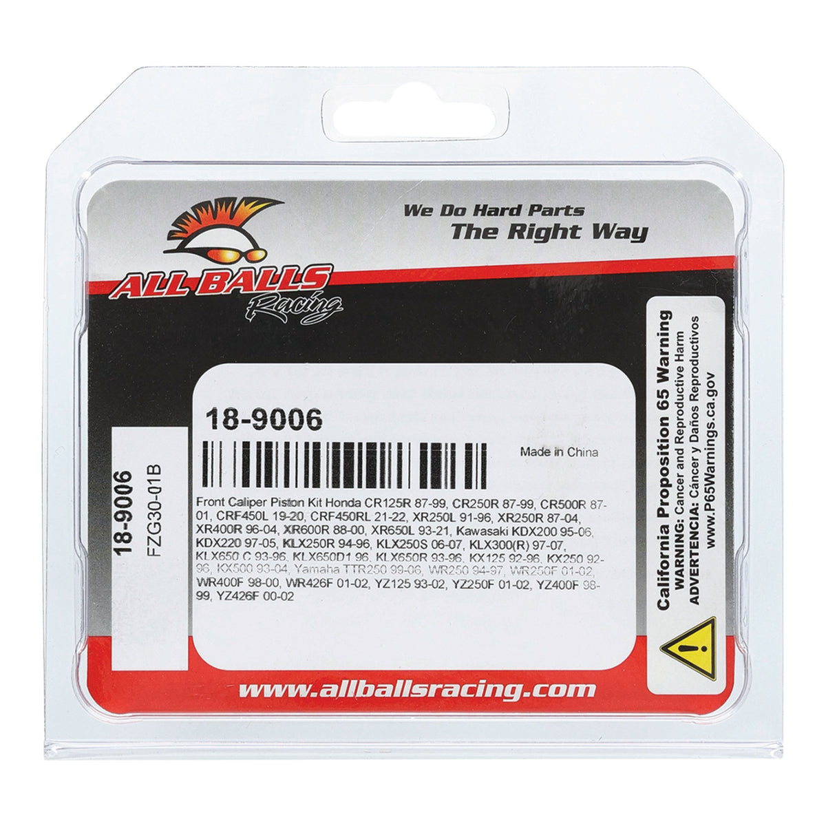 All Balls Racing Calliper Piston Kit (18-9006)