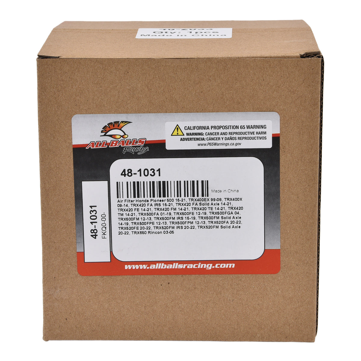 All Balls Racing Air Filter (48-1031)