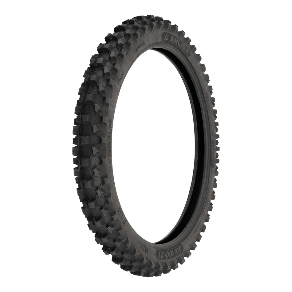 Anlida AM01 Tyre Set 80/100-21 Front & 100/100-18 Rear (NHS)