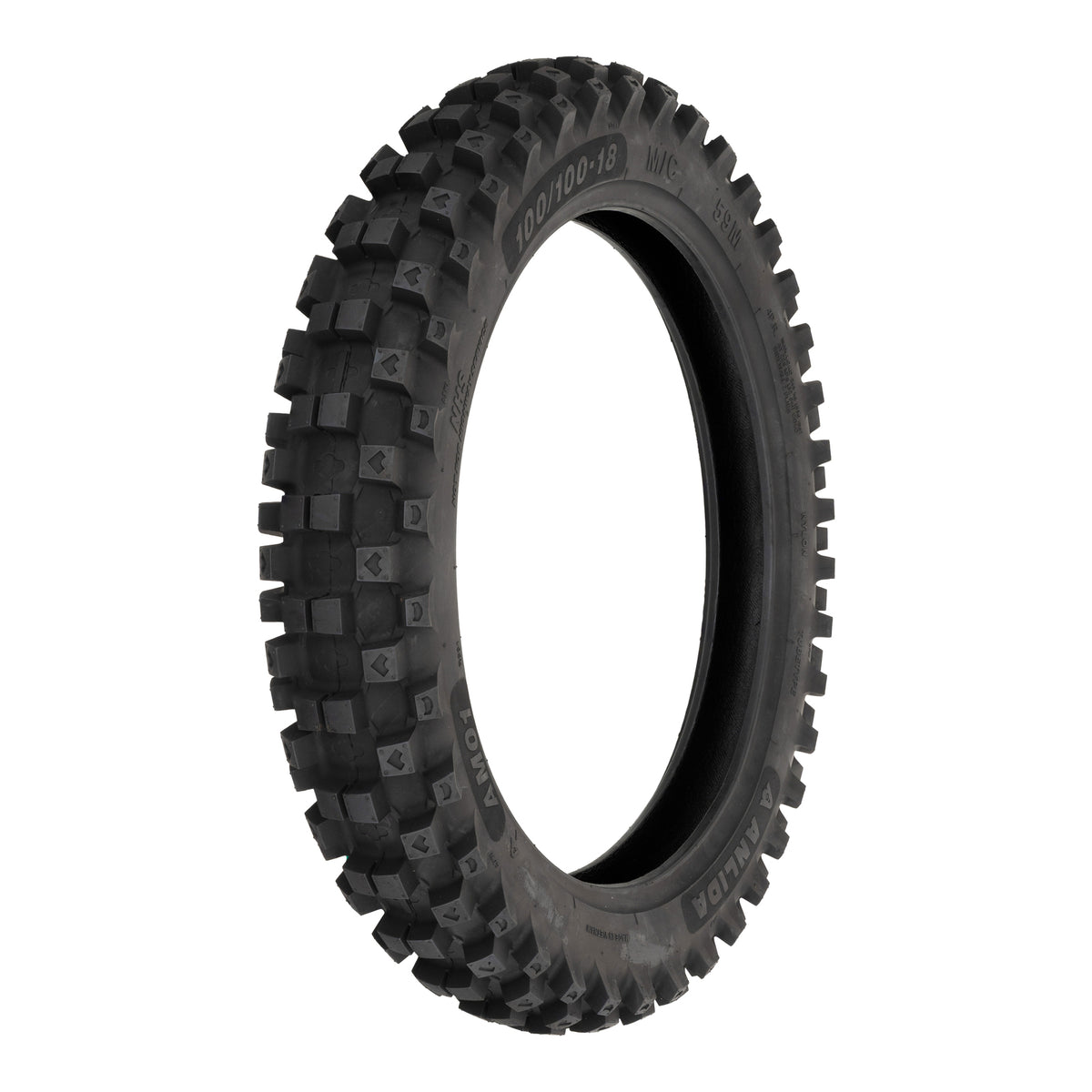 Anlida AM01 Tyre Set 80/100-21 Front & 100/100-18 Rear (NHS)
