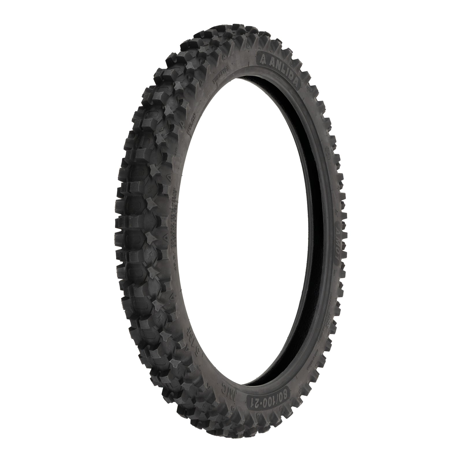 Anlida AM01 Tyre Set 80/100-21 Front & 110/90-19 Rear (NHS)