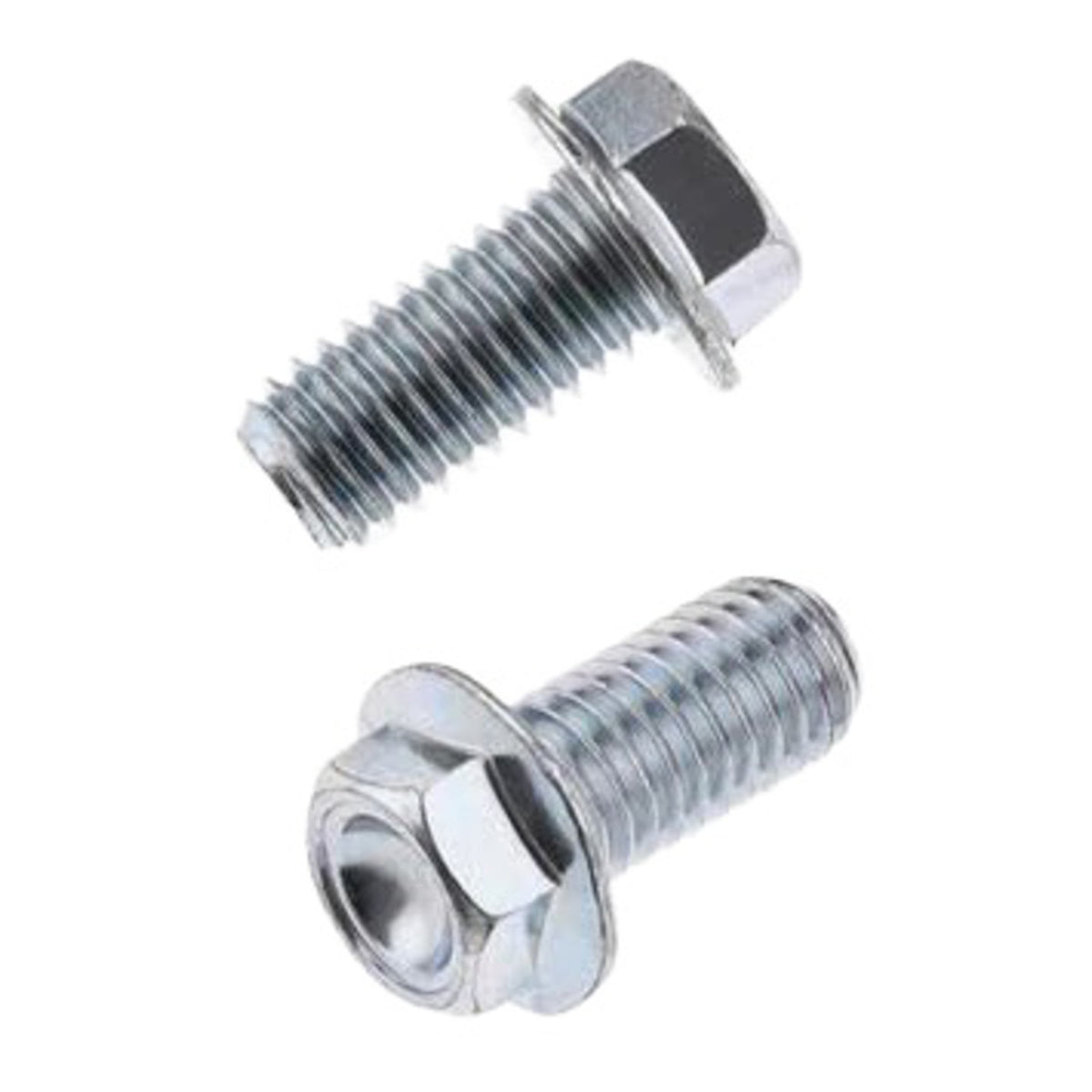 Bolt M8-1.25x16 10mm Hex Head Flange Bolts (Pack of 10)