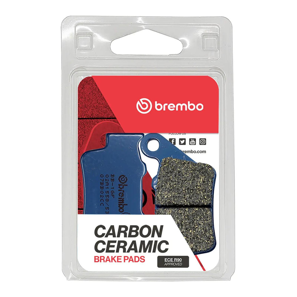 Brembo Prime Brake Pad Carbon Ceramic Rear 07BB02CC