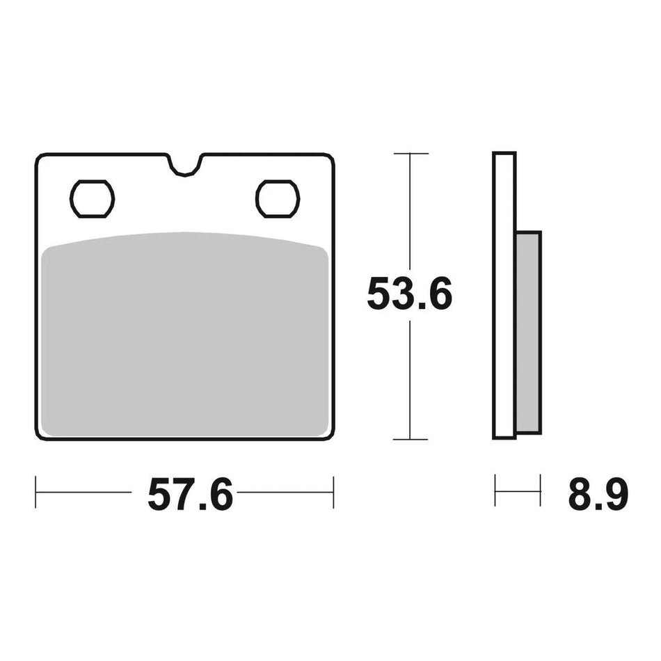Brembo Prime Brake Pad Sinter Front 07BB21SA