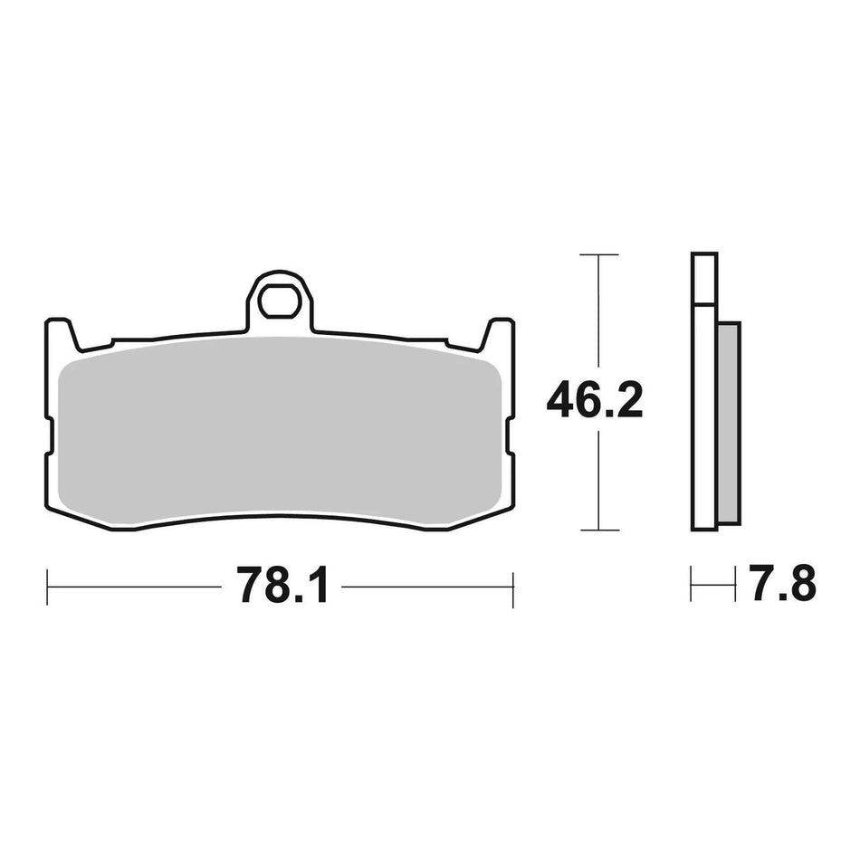 Brembo Prime Brake Pad Sinter Front 07GR06SA