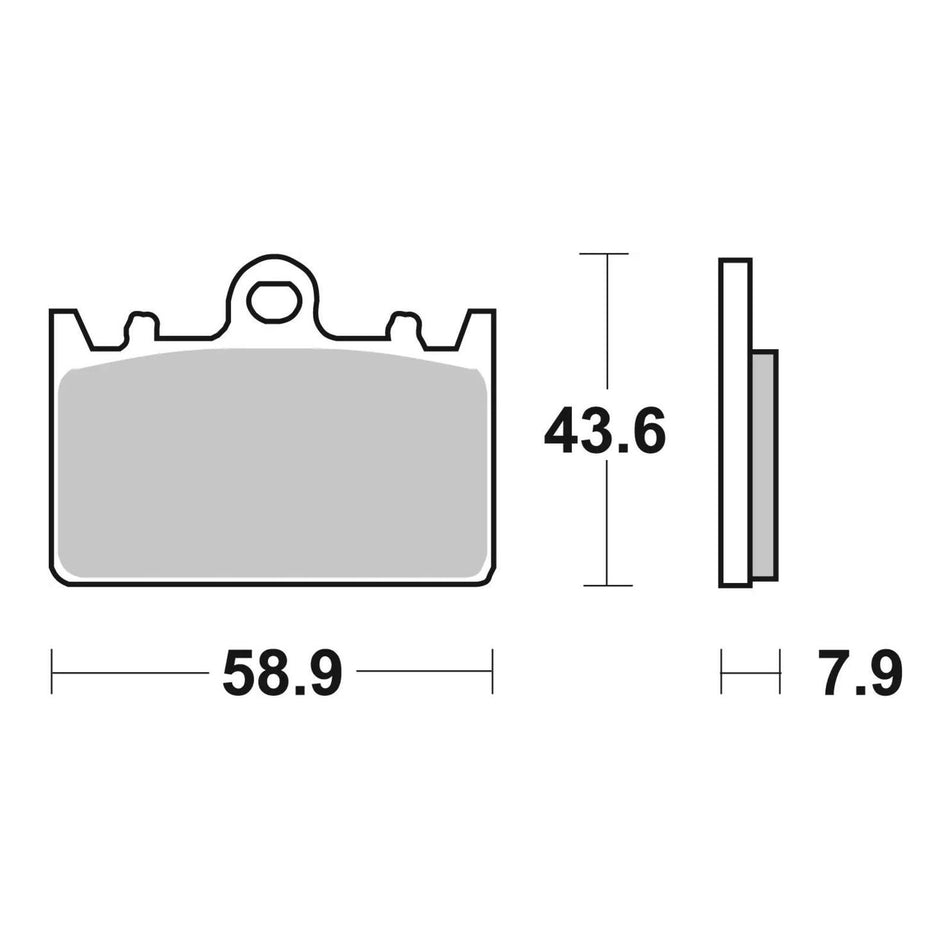 Brembo Prime Brake Pad Sinter Front 07KA14SA