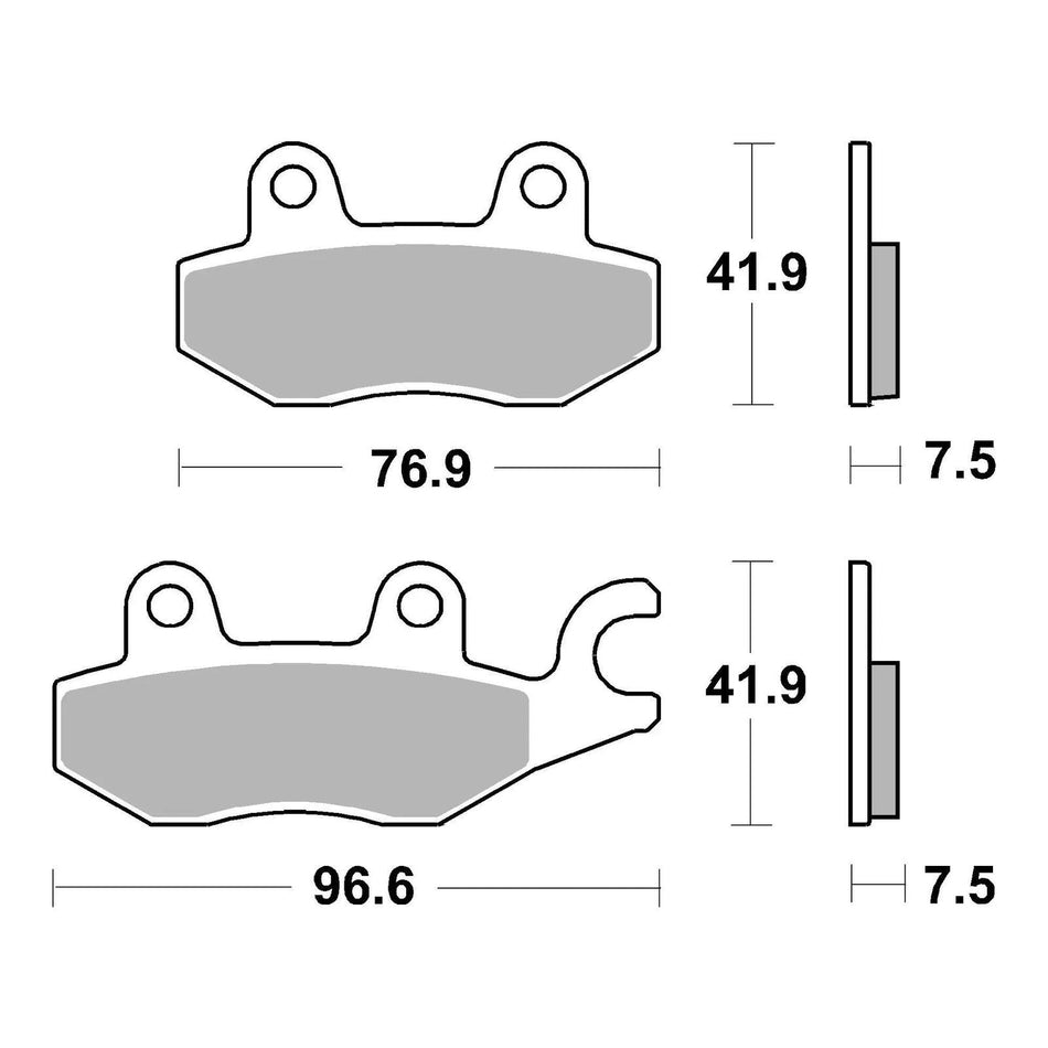 Brembo Prime Brake Pad Sinter Front 07KA31SA