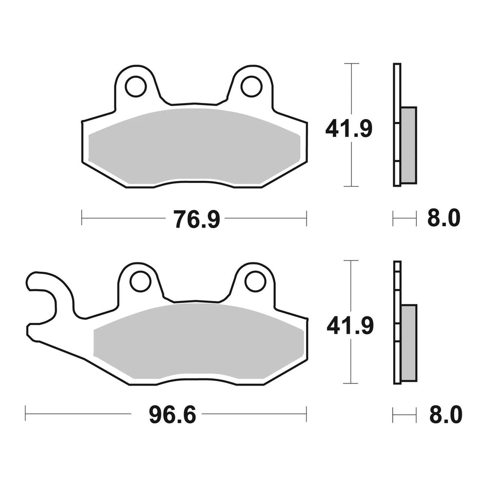 Brembo Prime Brake Pad Sinter Front 07YA21SA