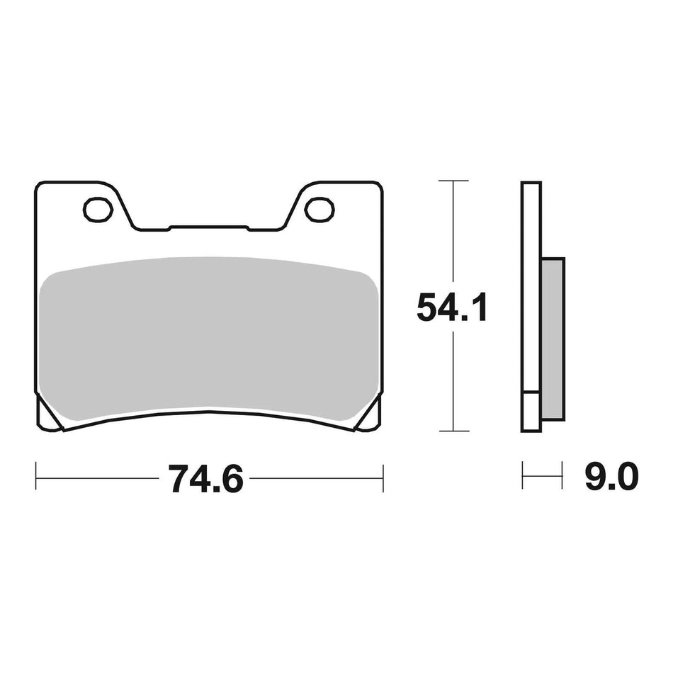 Brembo Prime Brake Pad Sinter Front 07YA24SA