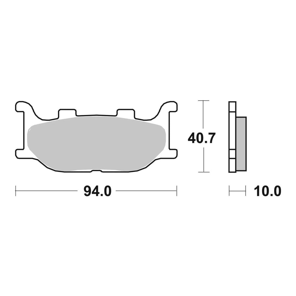 Brembo Prime Brake Pad Sinter Front 07YA34SA