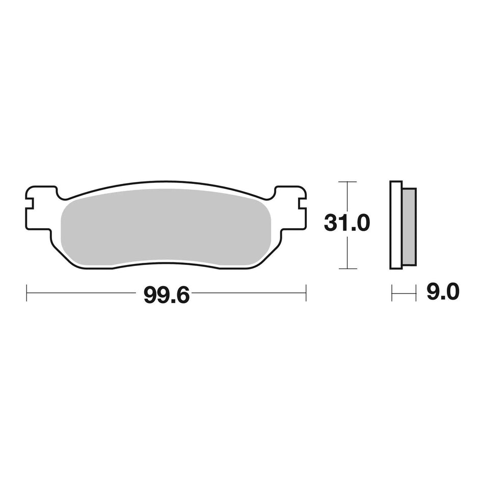 Brembo Prime Brake Pad Sinter Rear 07YA37SP