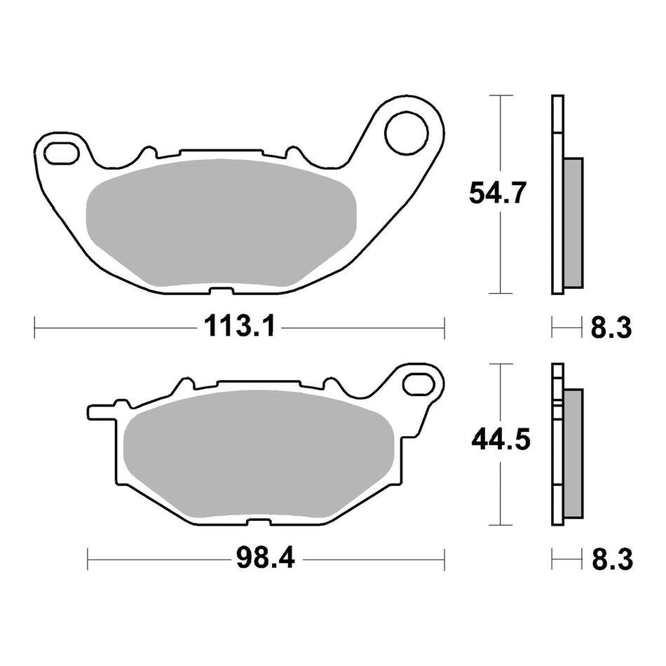 Brembo Prime Brake Pad Sinter Front 07YA52SA