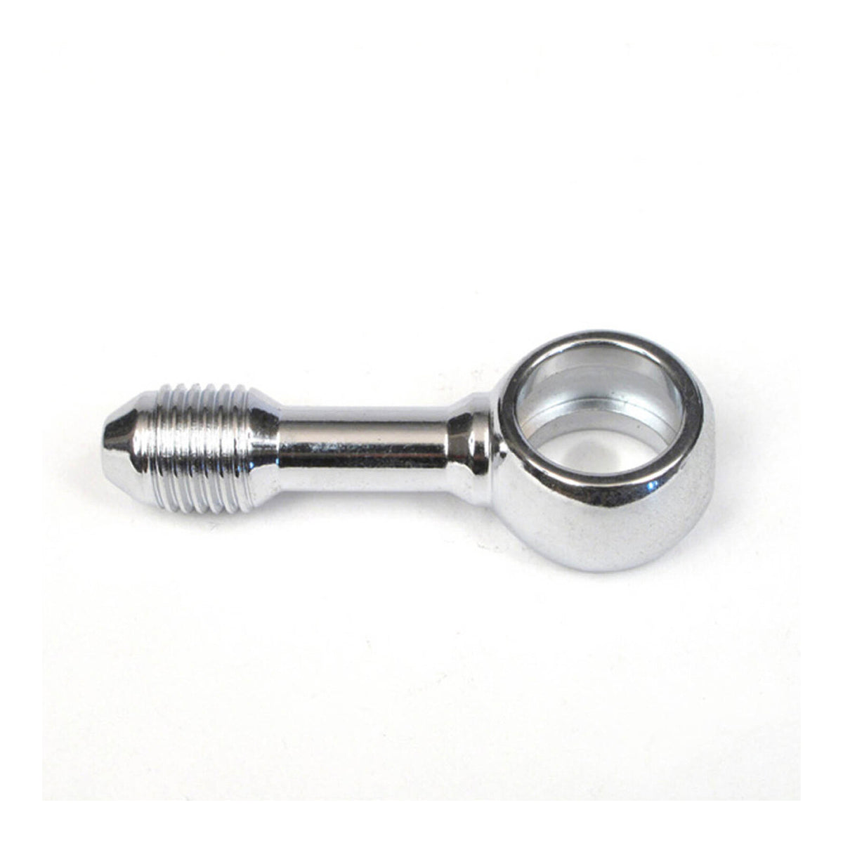 Whites Brake - 11mm (7/16) Banjo - Straight Chrome Steel