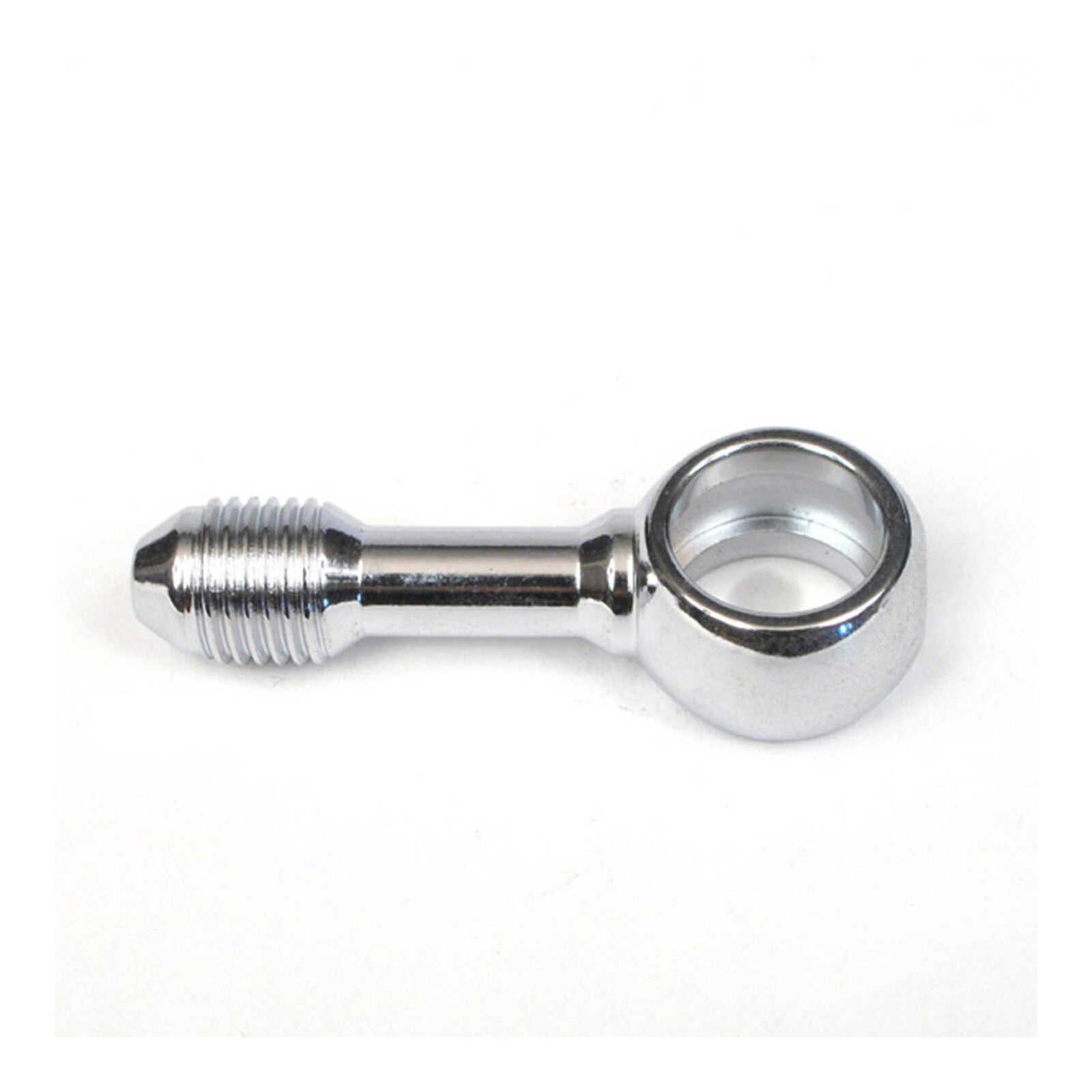 Whites Brake - 11mm (7/16) Banjo - Straight Chrome Steel