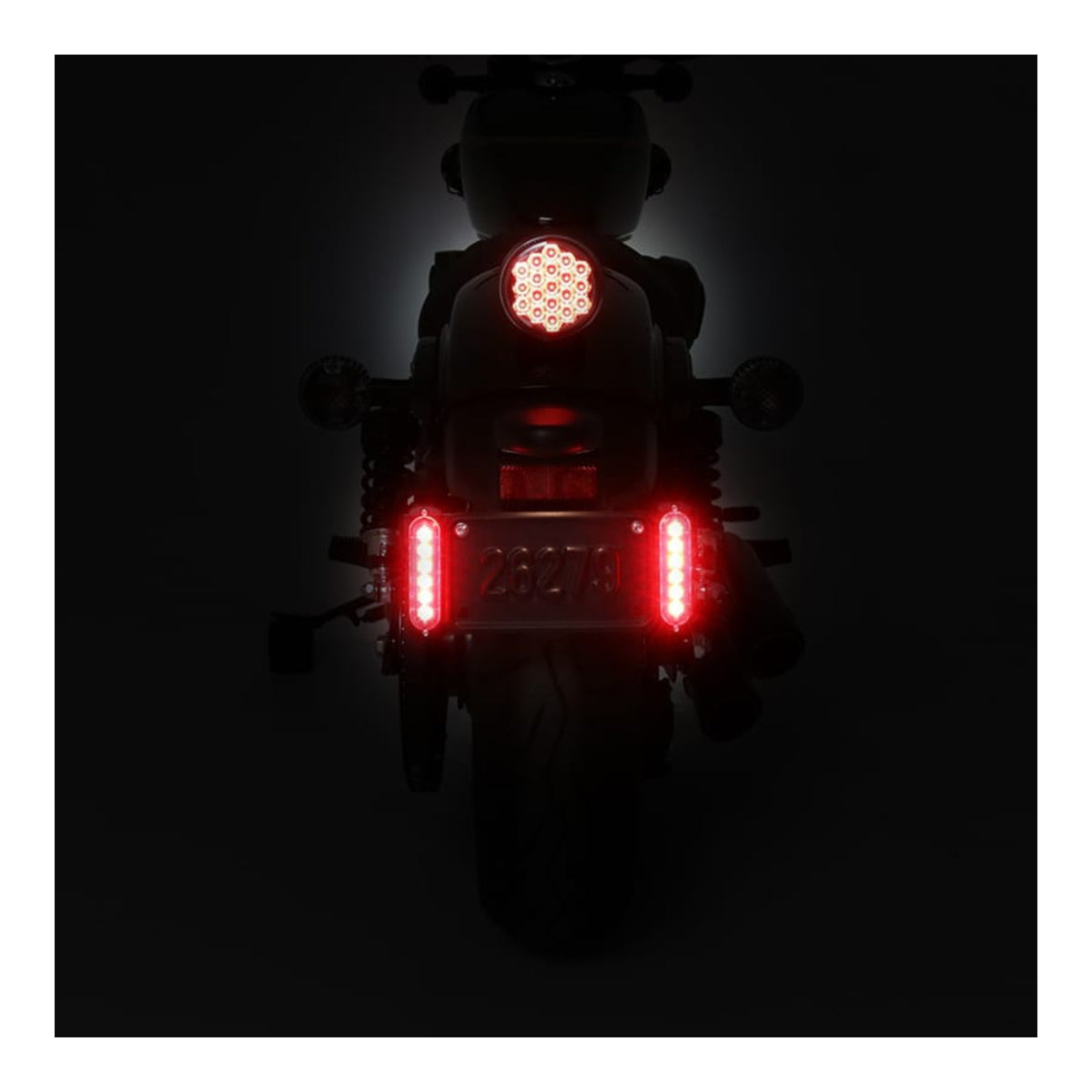 Denali B6 Dual LED Brake Light Kit with Plate Mount