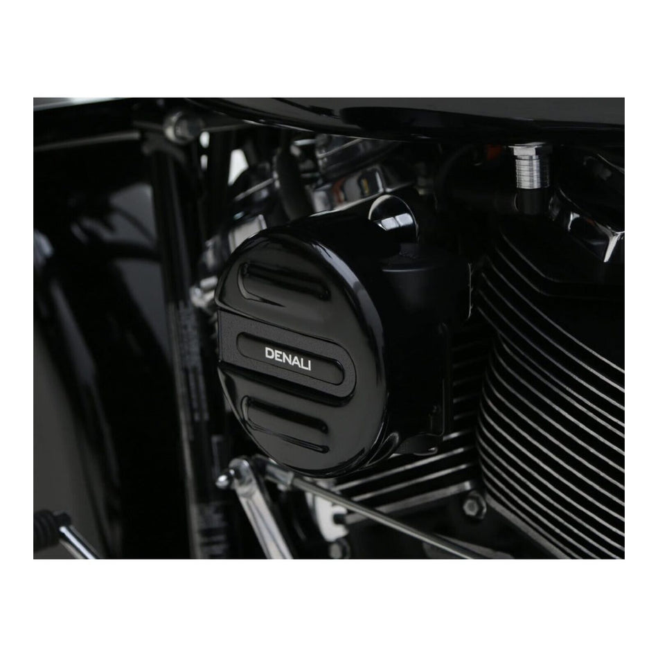 Denali SoundBomb V-Twin Dual-Tone Air Horn with Cover - Black
