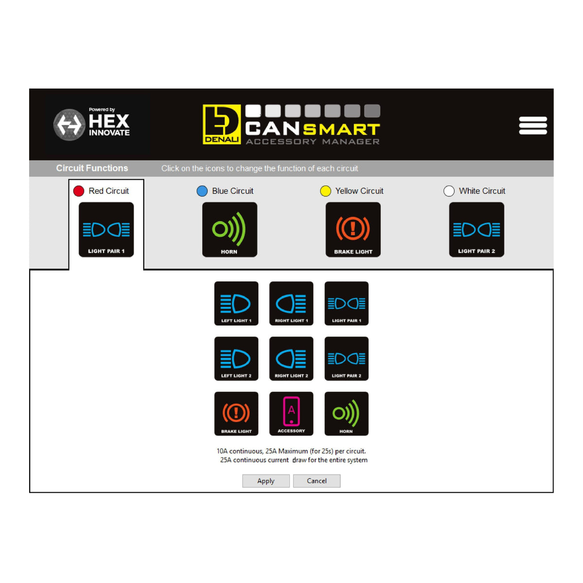 Denali Gen II CANsmart Controller for Ducati Desertx