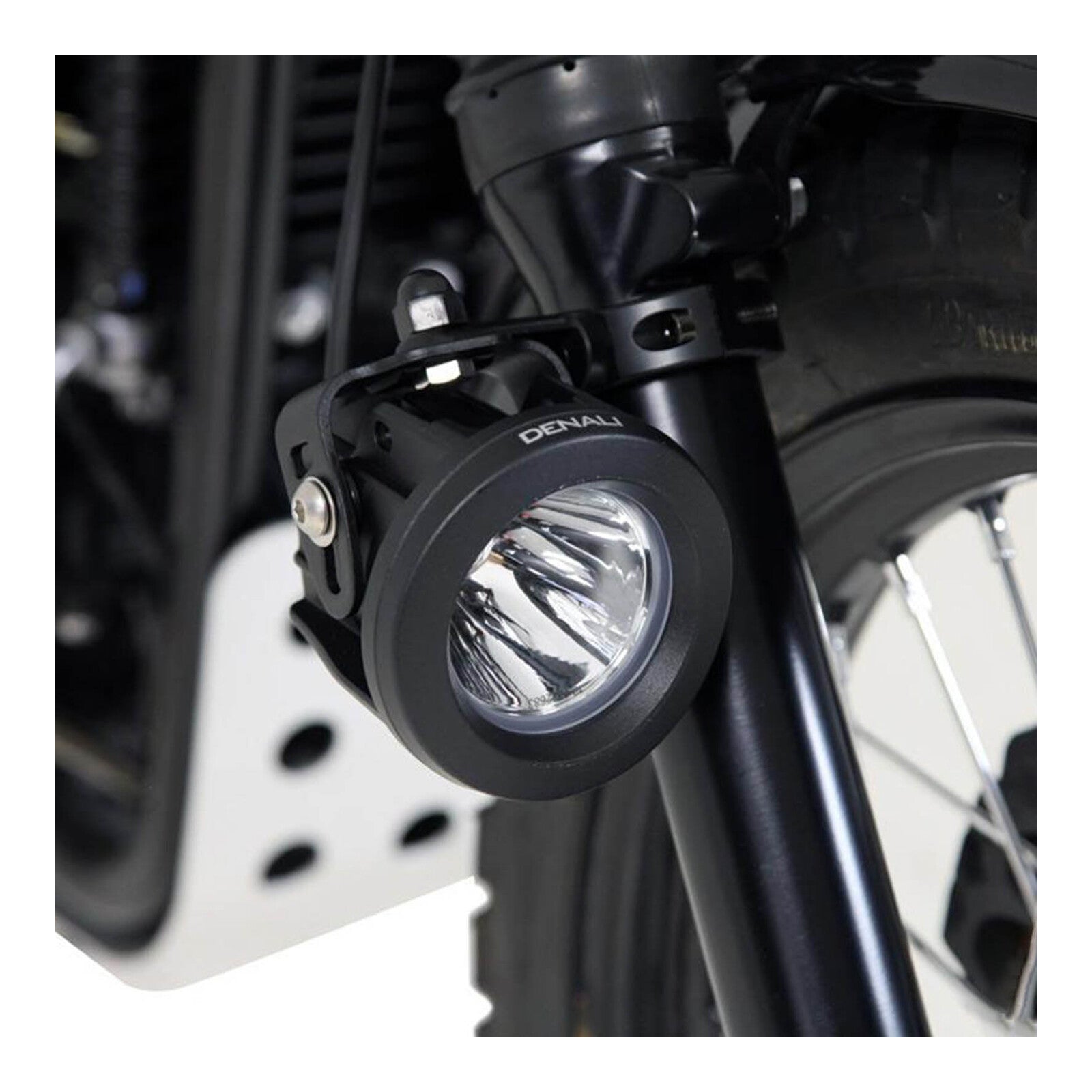 Denali USD Fork Tube Light Mount/ 50-60mm Diametre Tubes - Black