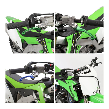 Zeta Pivot Lever Set FP- Kawasaki KX450F '24- - Green