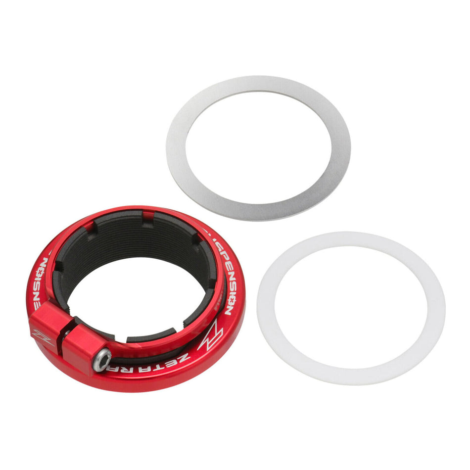 Zeta Rear Shock Preload Adjuster - Showa 50A - Red