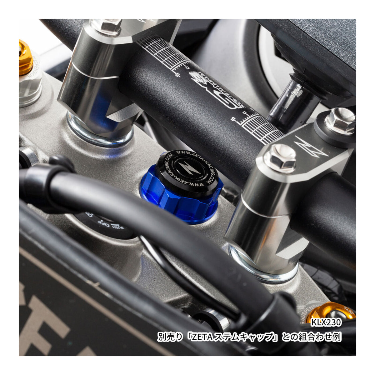 Zeta Stem Nut M22 x 27 P1.0 H12 - Blue