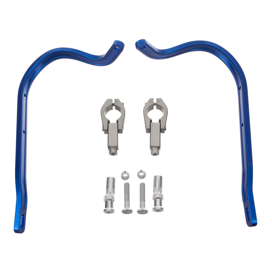 Zeta Armour Handguards Bent for 28.6mm Handlebars - Blue