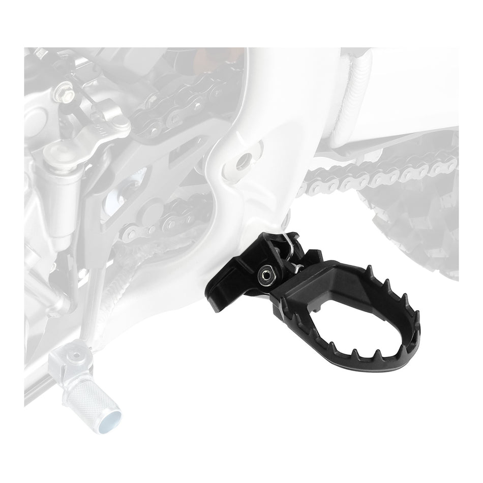 Zeta Max Foot Pegs - Honda CRF250R - Black