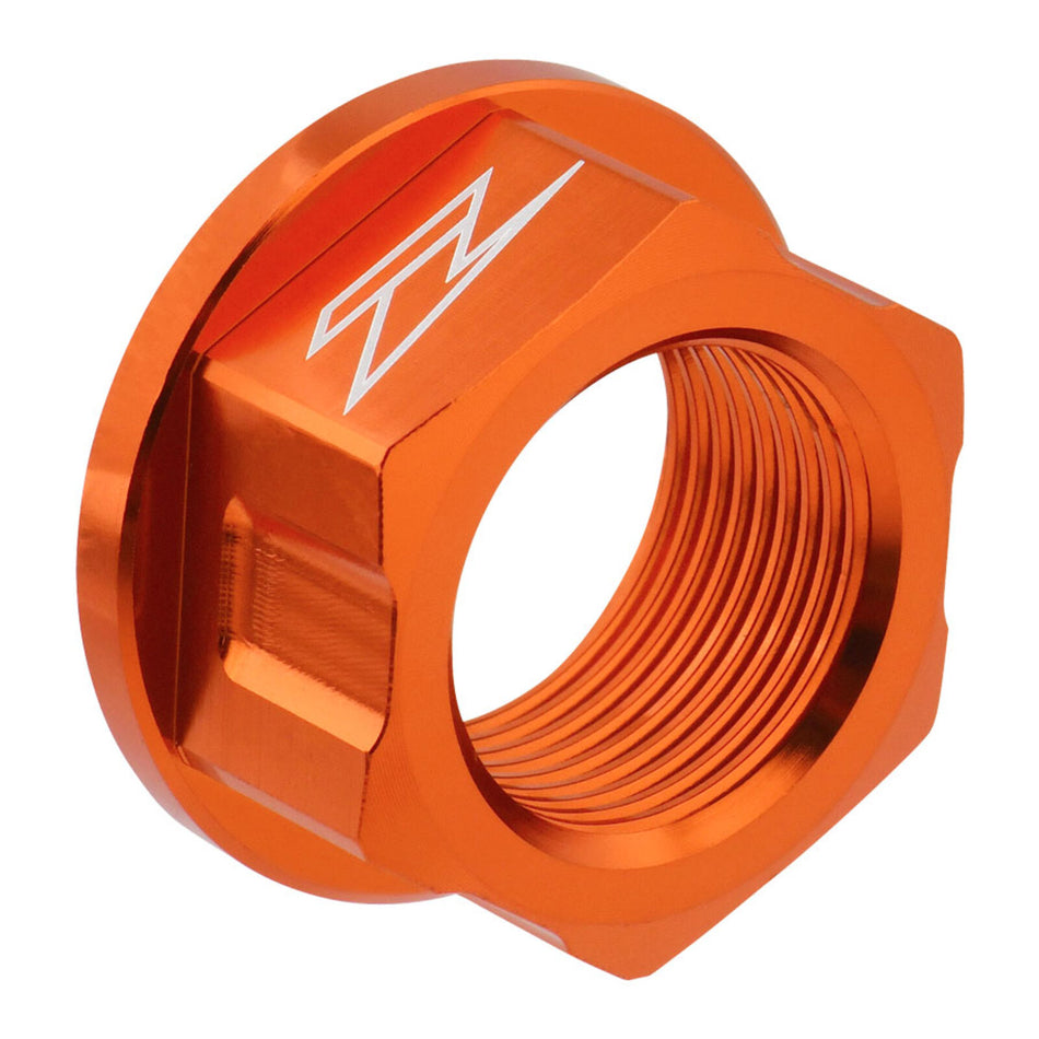 Zeta Axle Nut M22 x 30 P1.5 H17 - Orange