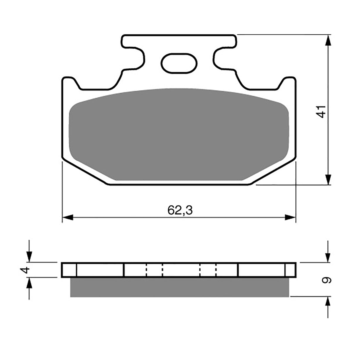 GOLDfren Brake Pads GF001 - S3