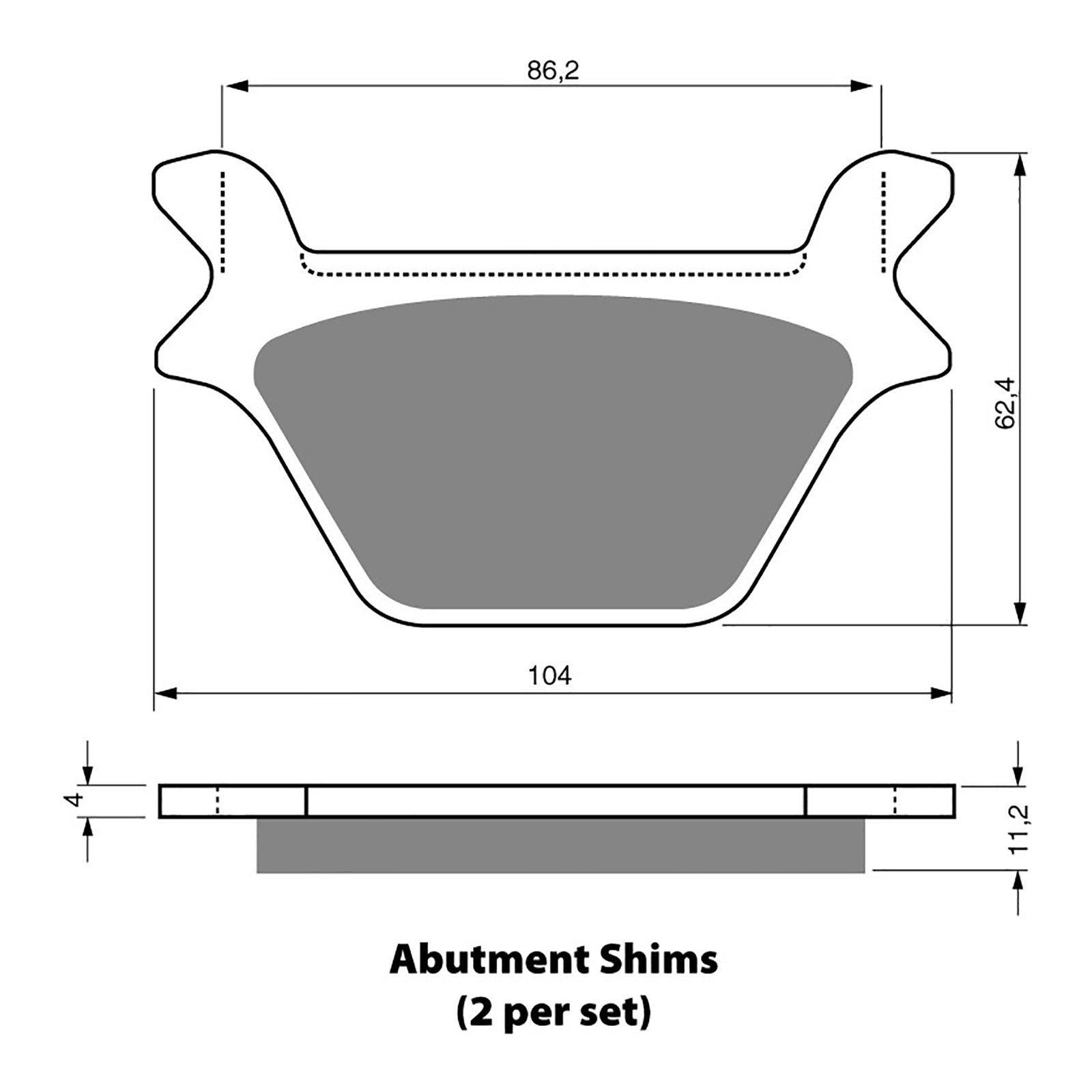 GOLDfren Brake Pads Sintered Sports GF056 - S3 (PH156)