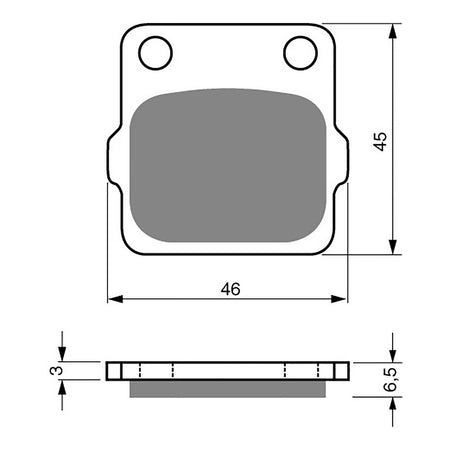 GOLDfren Brake Pads GF077 - S3