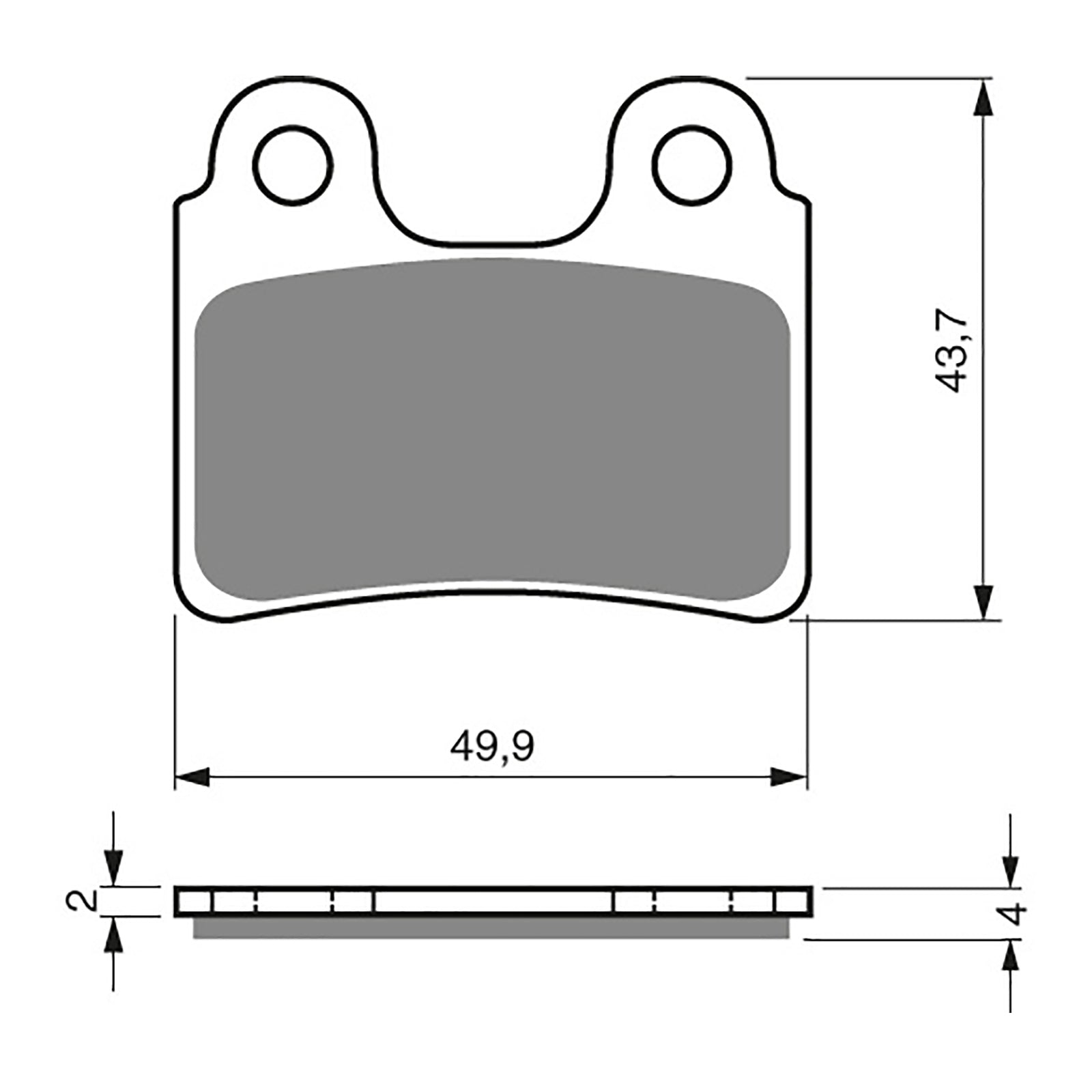 GOLDfren Brake Pads GF168 - K5