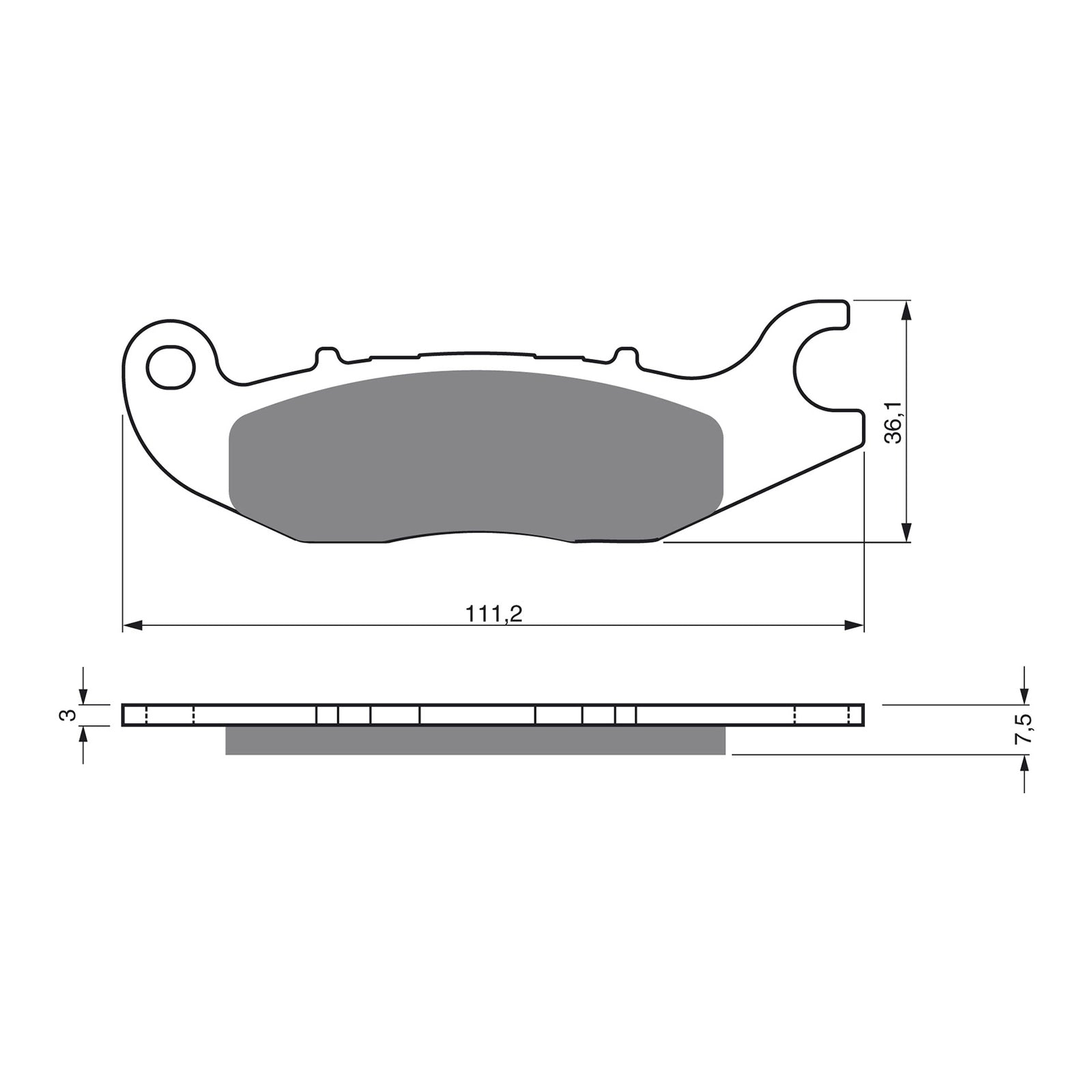 GOLDfren Brake Pads Sintered Sports GF210 - S3 ( PH332 )