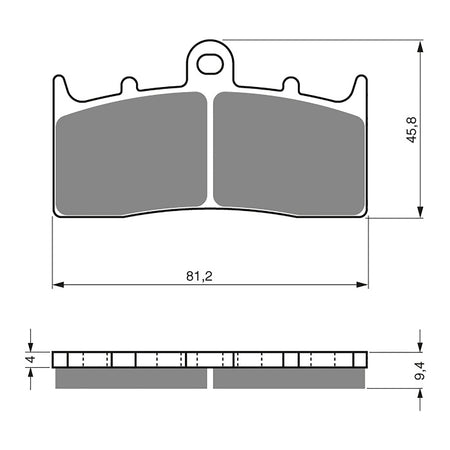 GOLDfren Brake Pads Sintered Sports GF318 - S3 ( PH448 )