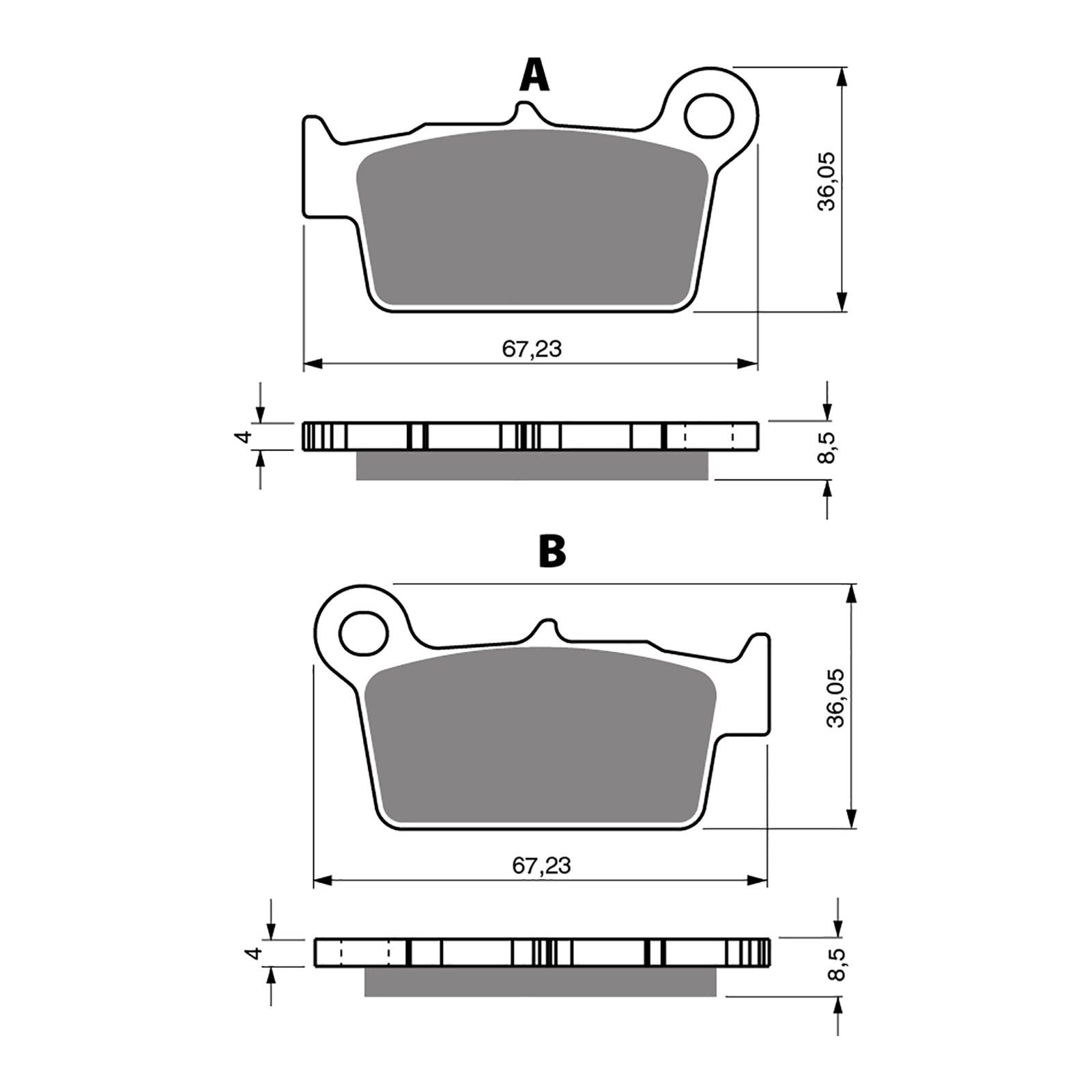 GOLDfren Brake Pads GF346 - K5