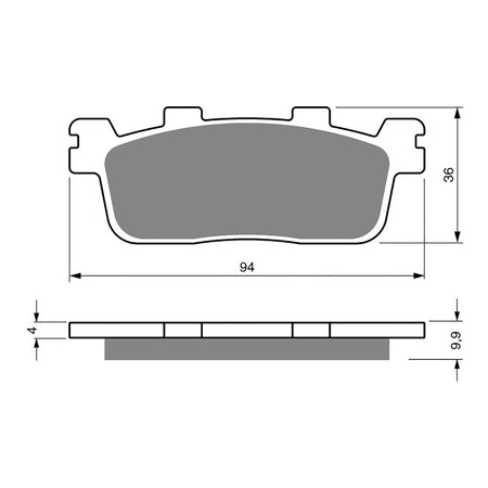 GOLDfren Brake Pads Sintered Sports GF355 - S3 ( P441 )