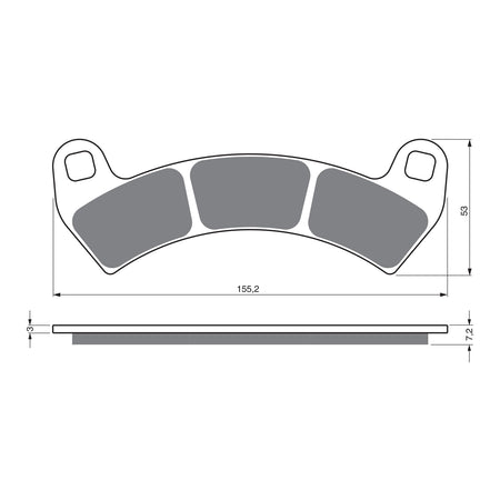 GOLDfren Brake Pads Off-Road Racing GF391 - K5