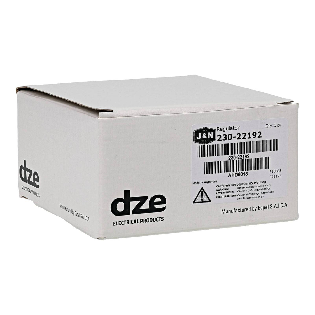 J&N Regulator (230-22192) (AHRAHD6013)