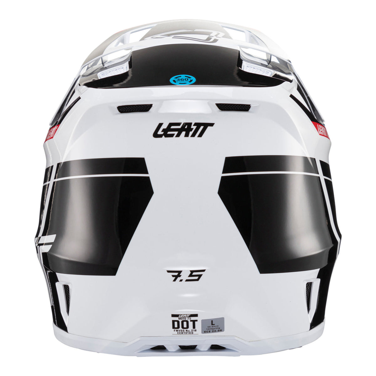 Leatt 7.5 Helmet Kit - Black / White