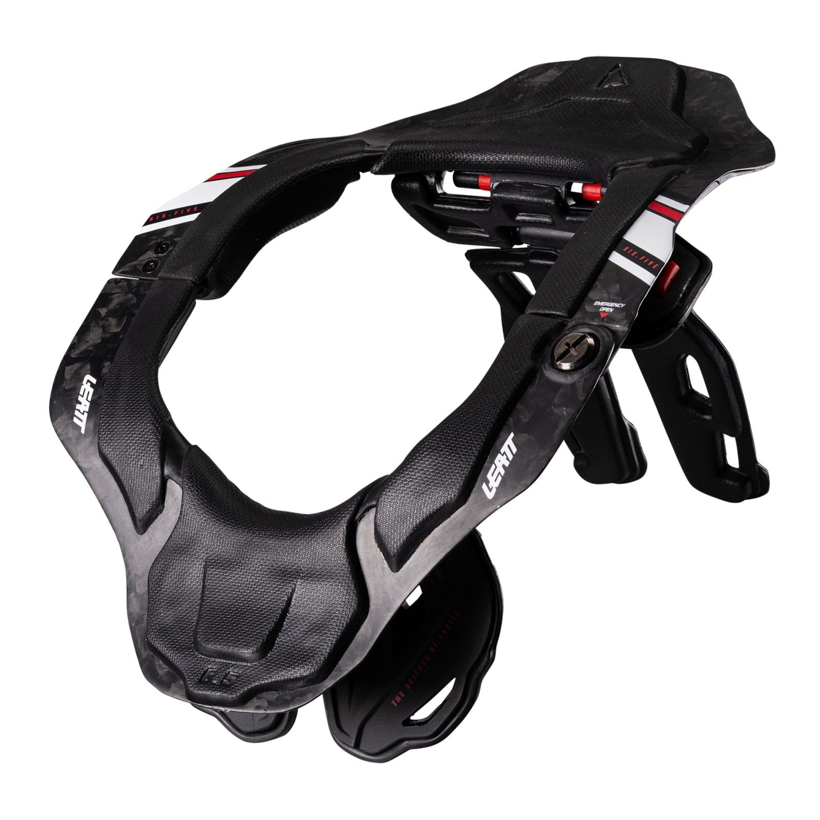 Leatt 6.5 Carbon Neck Brace - Black / White