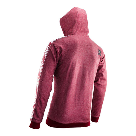 Leatt Premium Zip Hoodie - Ruby