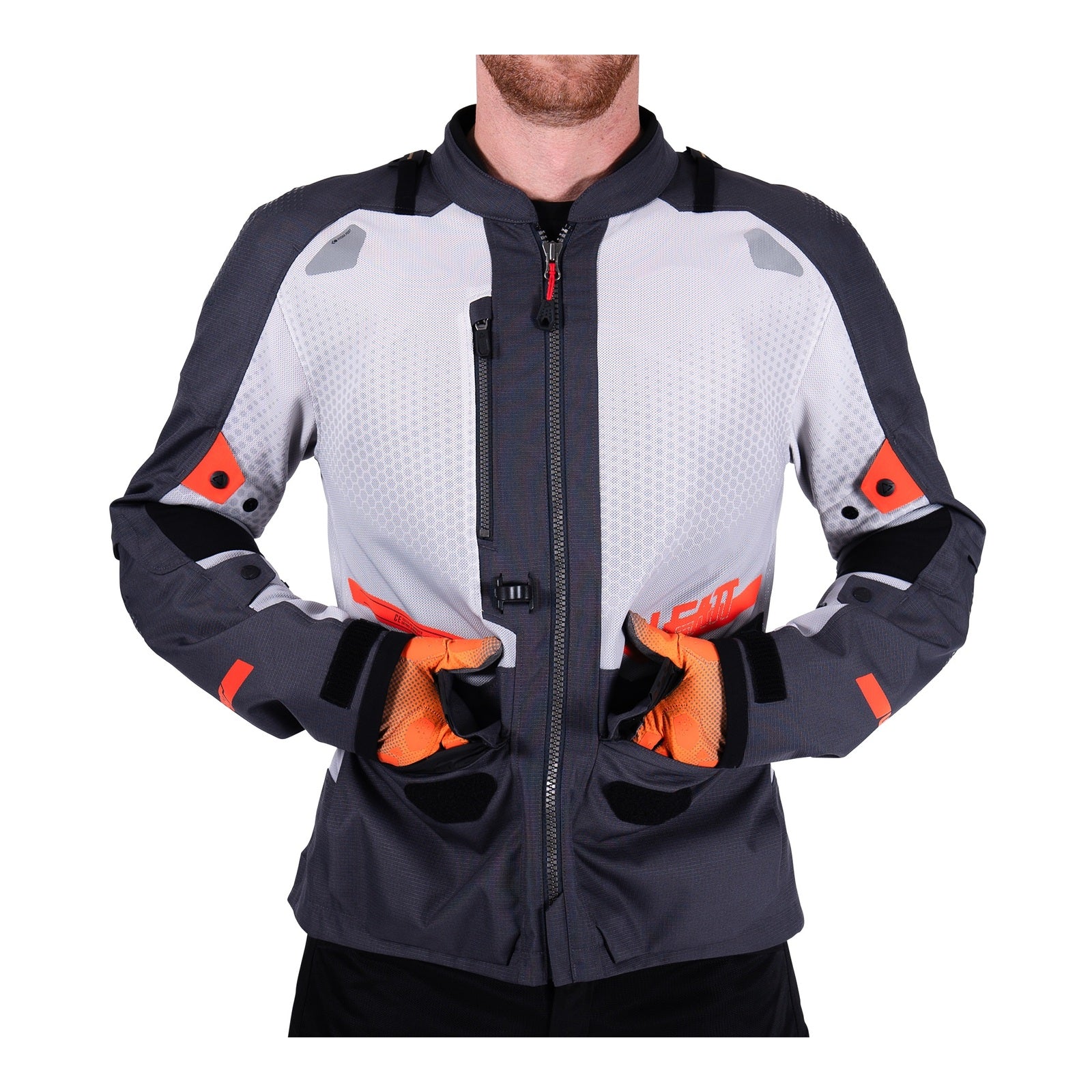 Leatt 5.5 ADV FlowTour Jacket - Iron