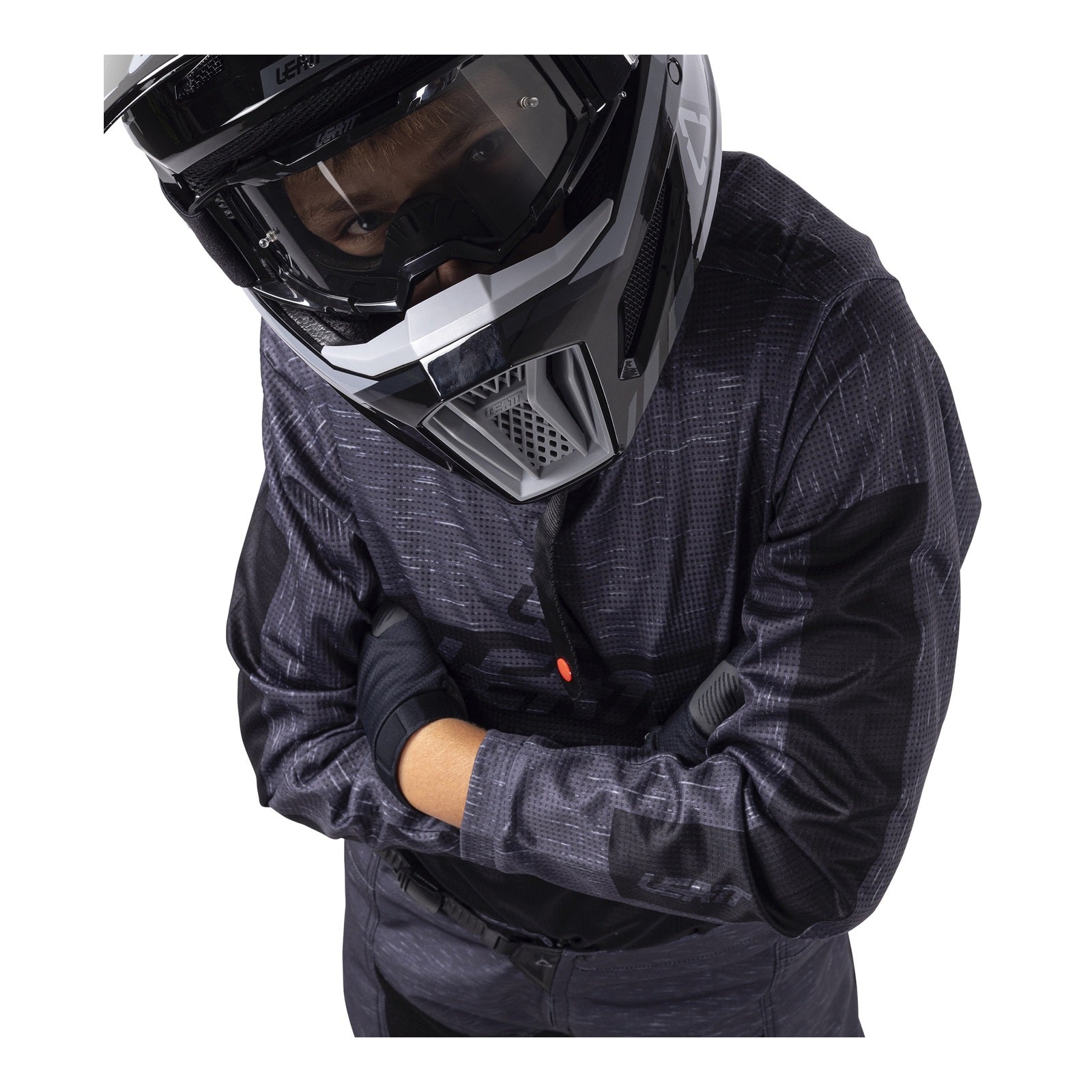 Leatt 2026 3.5 Junior Ride Kit - Stealth Black / Grey