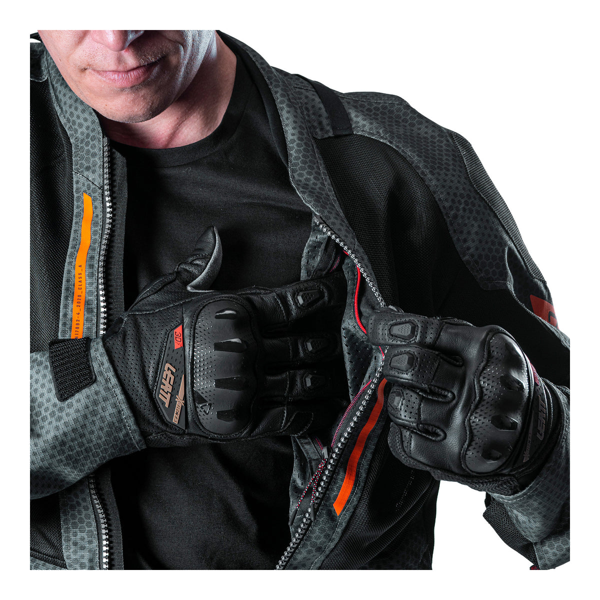 Leatt 4.5 ADV FlowTour Jacket (Short) - Iron Grey