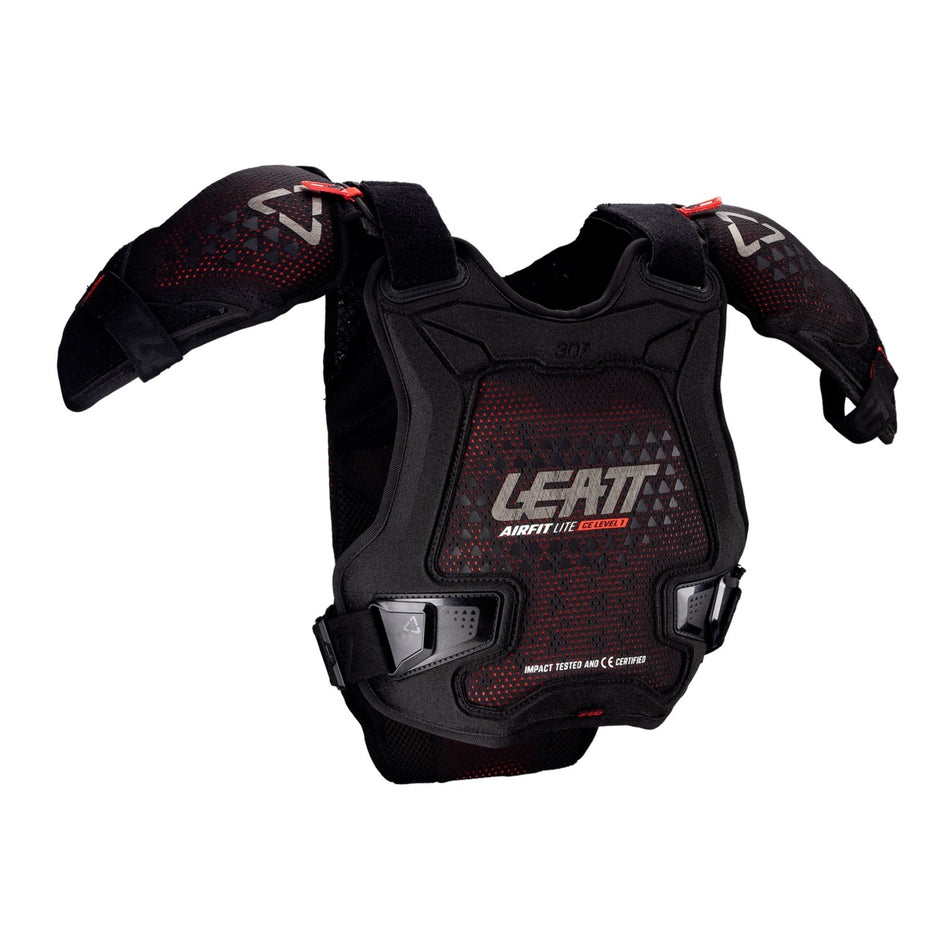 Leatt 3DF AirFit Evo Junior Chest Protector Pro - Black